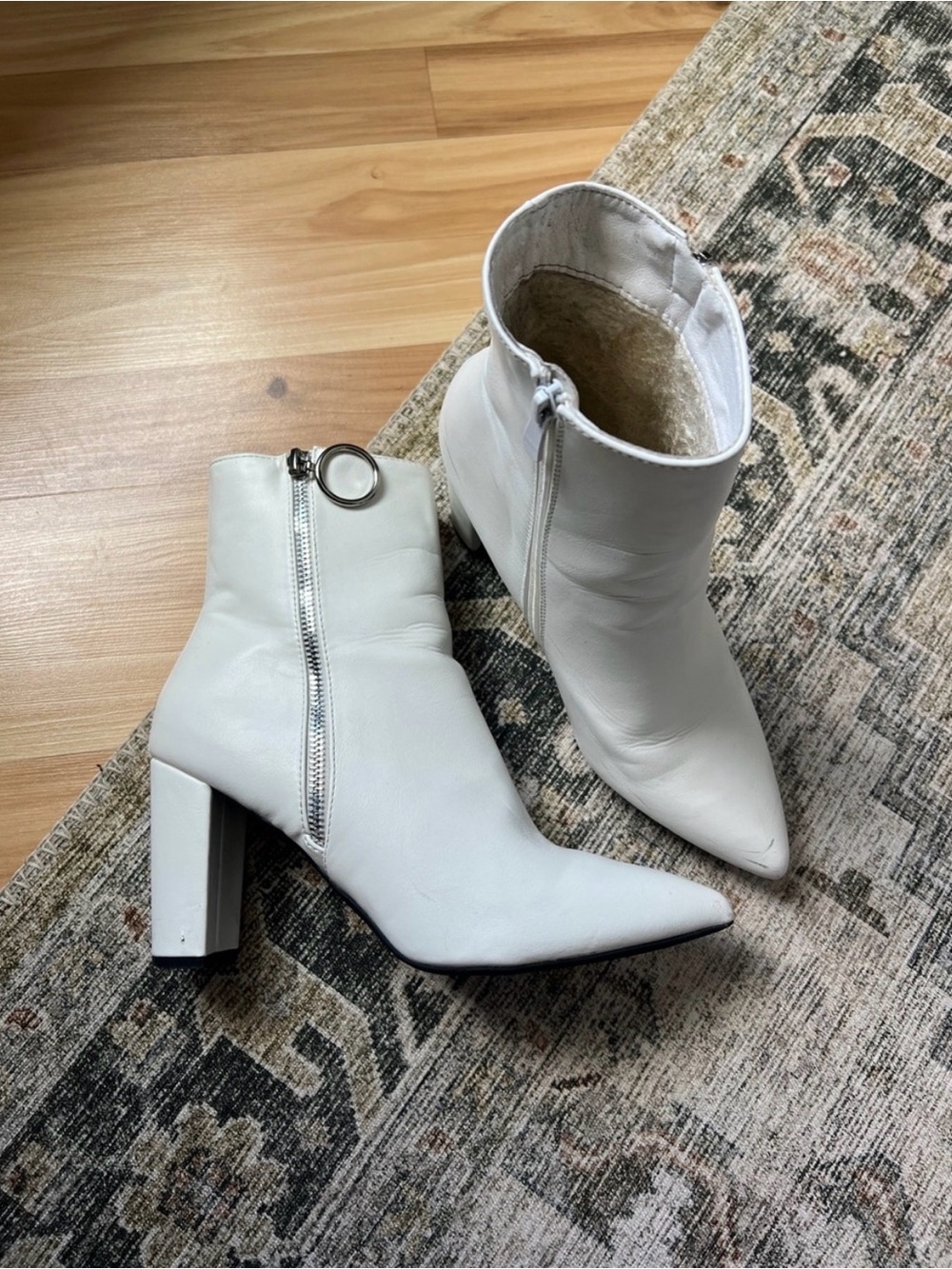 White Booties